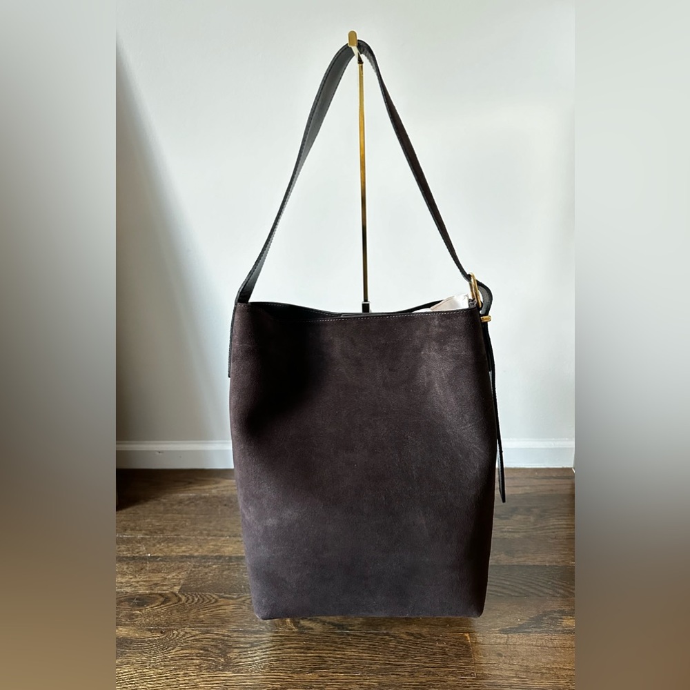 Madewell The essential Shoulder bag- dk carob suede